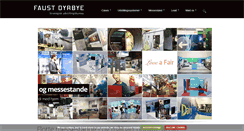Desktop Screenshot of faustdyrbye.dk