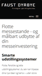 Mobile Screenshot of faustdyrbye.dk